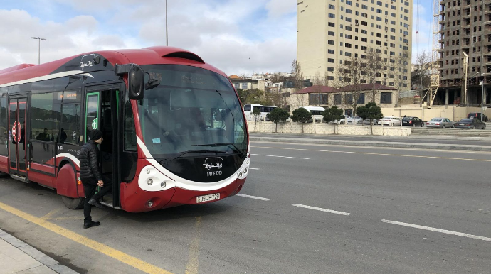 Sabah Bakıda bəzi avtobusların hərəkəti dəyişdiriləcək 