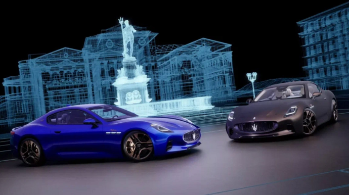 Лимитированный Maserati GranTurismo Folgore в честь 110-летнего юбилея оказался электрокаром  - ФОТО