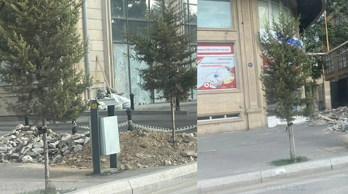 Xətai prospektində aparılan qazıntı işləri gələn həftə ərzində yekunlaşacaq - VİDEO - YENİLƏNİB