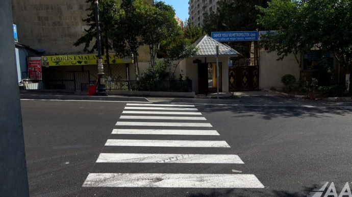 Bakının Firdovsi Məmmədov küçəsi təmir edilib  - FOTO