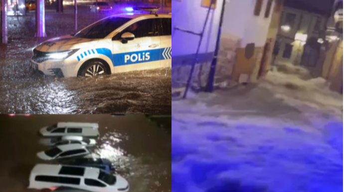 Antalyada daşqın: Maşınlar su altında qaldı   - FOTO - VİDEO