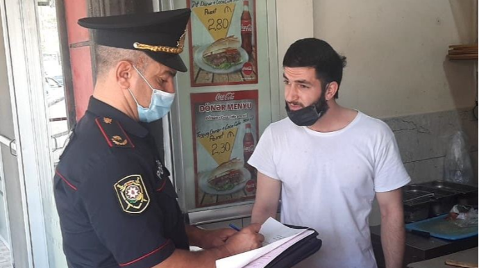 Abşeronda sanitar-karantin qaydalarını pozan 28 nəfər cərimələnib - FOTO