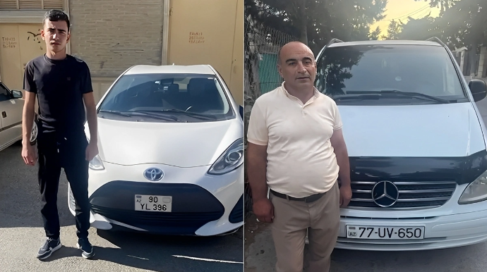 Xanımlara qarşı qeyri-etik hərəkət edən taksi sürücüləri saxlanıldı - VİDEO