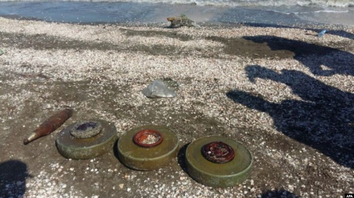 Lənkəranda dəniz minası TAPILDI 