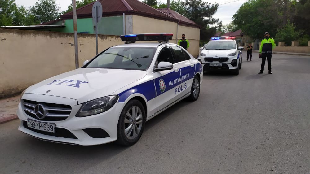 Yol polisi Ağdamda reyd keçirtdi: 20 nəfər cərimələndi - FOTO