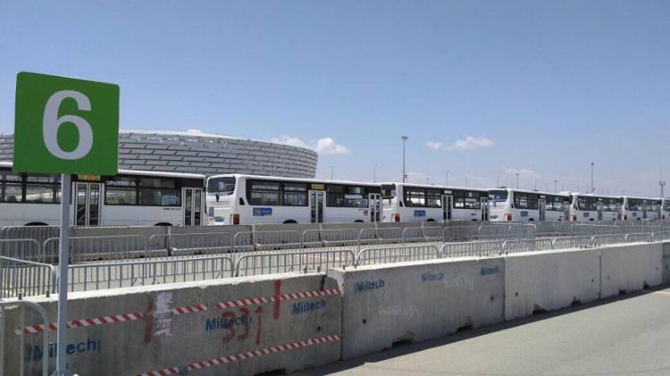 430 ədəd avtobus İctimai Nəqliyyat Terminalına toplanıb - FOTO