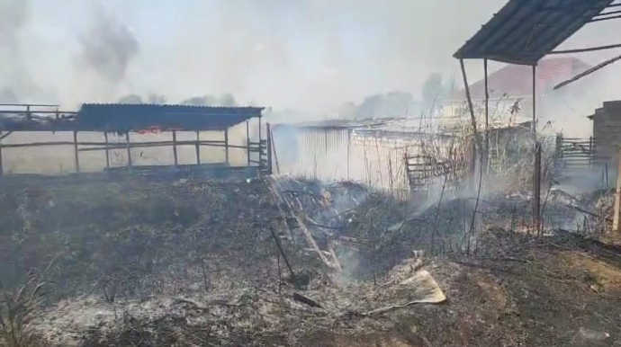 Beyləqanda yanğın törədən şəxs cərimələndi 