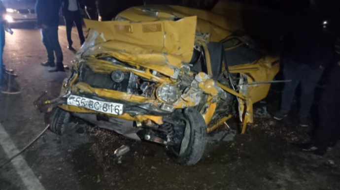 Bərdədə ağır yol qəzası baş verib: Beş nəfər yaralanıb  - FOTO