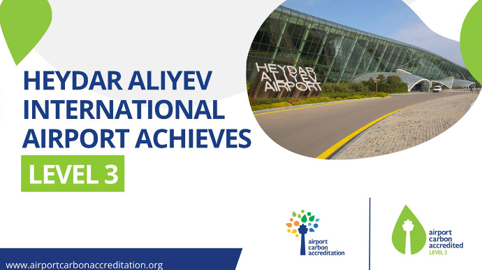 Heydər Əliyev Beynəlxalq Aeroportundan daha bir nailiyyət 
