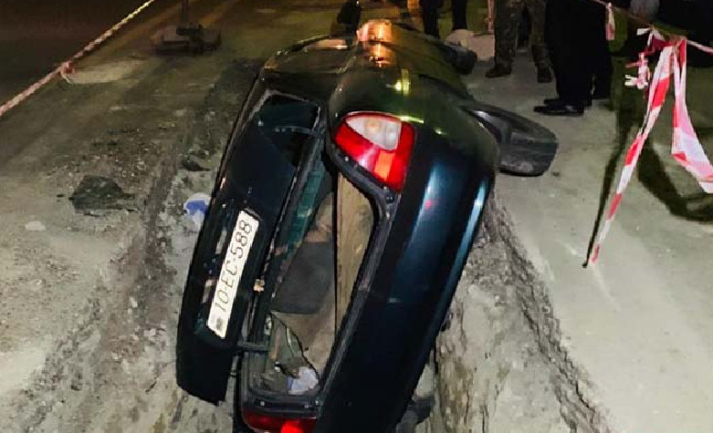 Sürücü ziyana düşdü, yolun sahibi tapılmır - Qaradağdan ŞİKAYƏT 