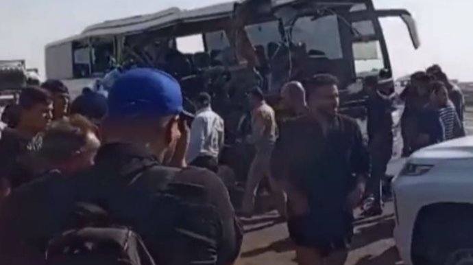 İraqda iranlı zəvvarları daşıyan avtobus aşdı: 20 nəfər həlak olub - VİDEO 