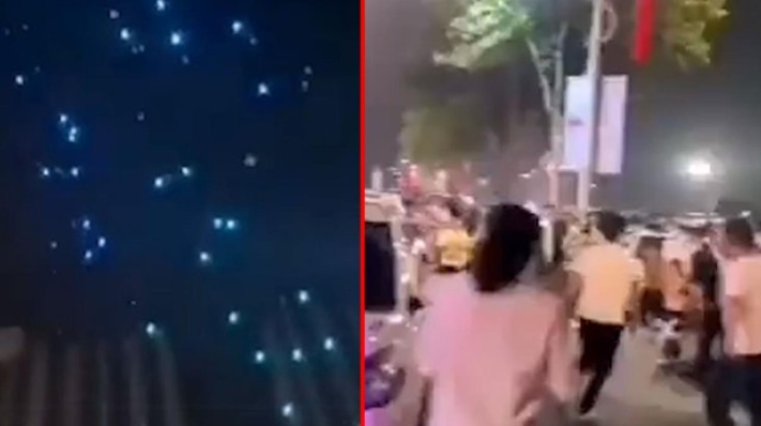 PUA-lar insanların başına töküldü - VİDEO 