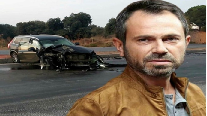 Aktyor avtomobil qəzasına düşdü - FOTO