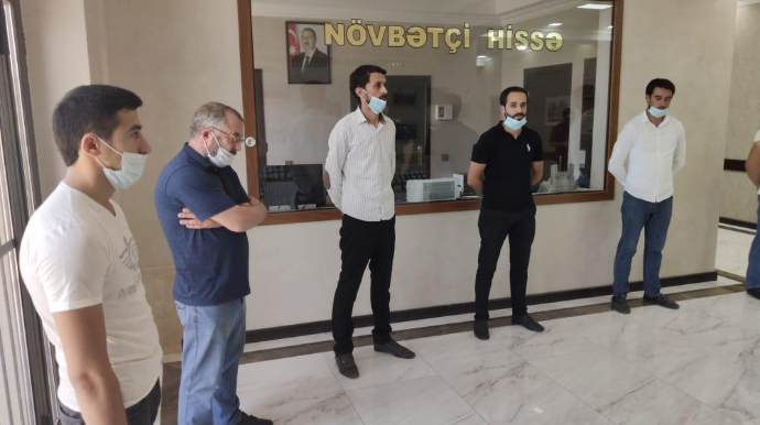 Abşeronda yas mərasimi keçirmək istəyən 8 nəfər saxlanıldı - FOTO