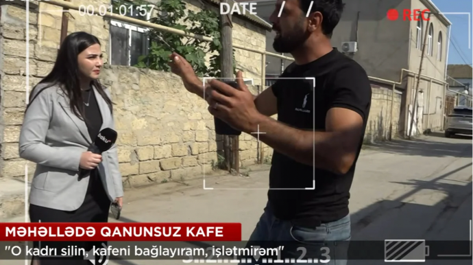 Gecələr söyüş, səs-küy: Qalmaqallı kafe sakinləri ayağa qaldırdı - VİDEO 