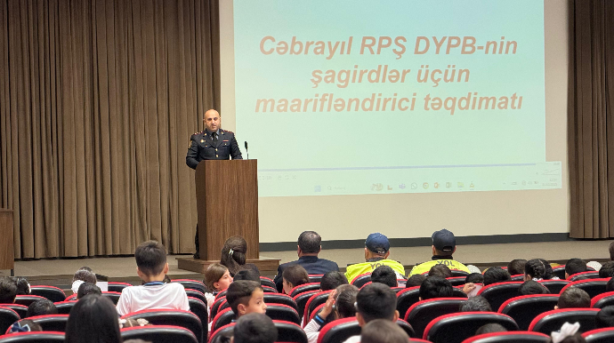 Cəbrayılda “Diqqət, uşaqlar!” tədbiri keçirilib - FOTO - VİDEO
