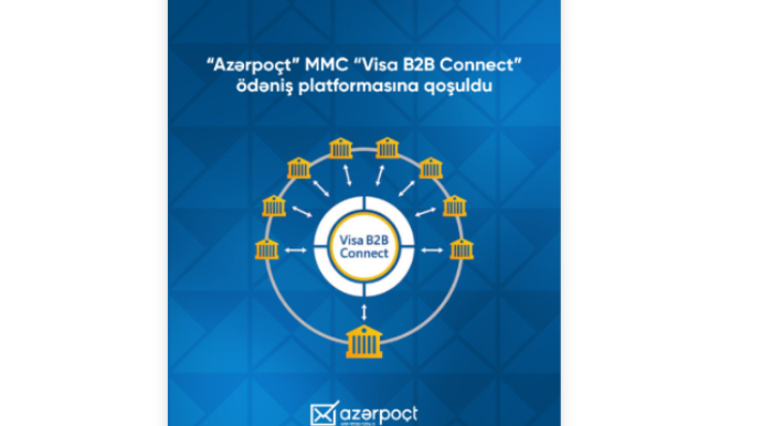 “Azərpoçt” MMC “Visa B2B Connect” ödəniş platformasına qoşuldu