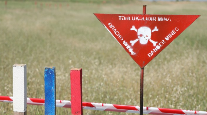 Azad olunan ərazilərdə aşkarlanan minaların sayı açıqlanıb - FOTO