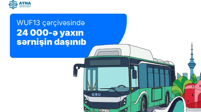 WUF13 çərçivəsində 24 minə yaxın sərnişin daşındı 