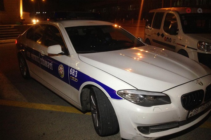 Sabirabadda piyadanı avtomobil vurub