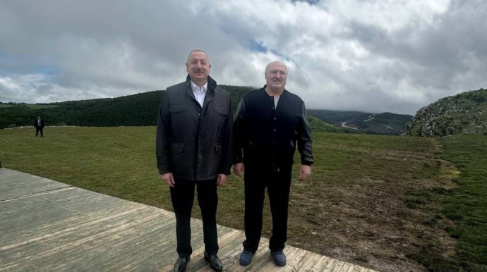 Azərbaycan və Belarus Prezidenti Cıdır düzündə 