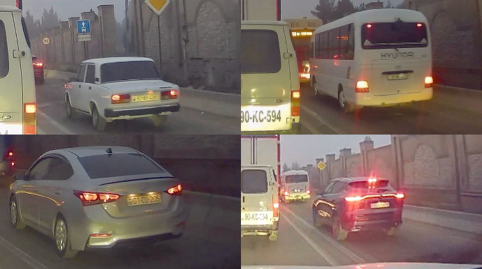 Tıxacdan “çıxış yolu”nu tapan sürücülər avtobus zolağında şütüdülər   - VİDEO