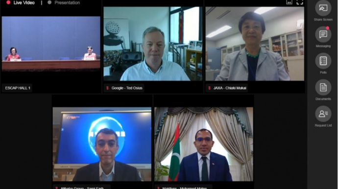 Nazirliyin nümayəndəsi UNESCAP-ın onlayn sessiyasında iştirak edib - FOTO