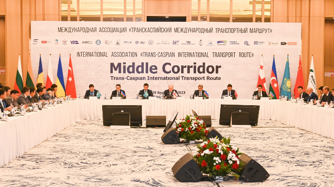 Transxəzər Beynəlxalq Nəqliyyat Marşrutu üzrə tərəfdaşların növbəti iclası keçirilib  - FOTO