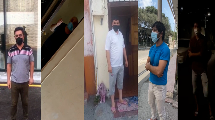 8 nəfər aktiv koronavirus xəstəsi ictimai yerlərdə aşkar edilərək saxlanılıb  - FOTO