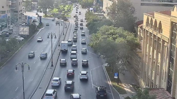 Bakının bu yollarında tıxac var - SİYAHI