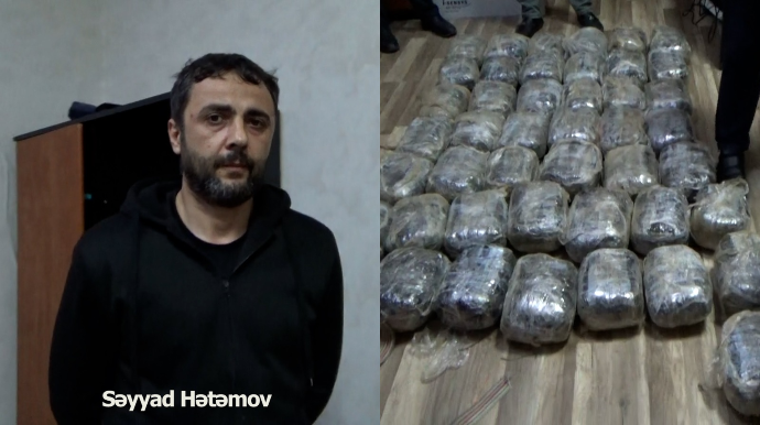 DİN-dən əməliyyat:  Narkokuryer həbs edildi - FOTO - VİDEO