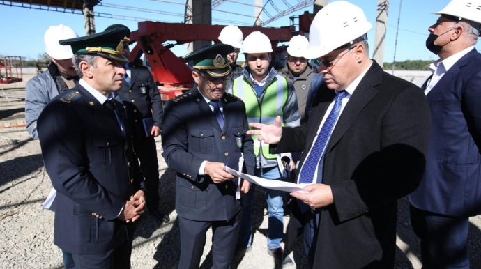DGK sədri "Xanoba" gömrük postunda aparılan tikinti işləri ilə tanış olub - FOTO
