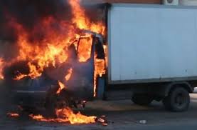 Göygöldə minik avtomobili yandı