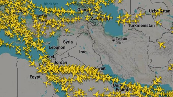 İranın hava məkanı aprelin 12-dək bağlı qalacaq