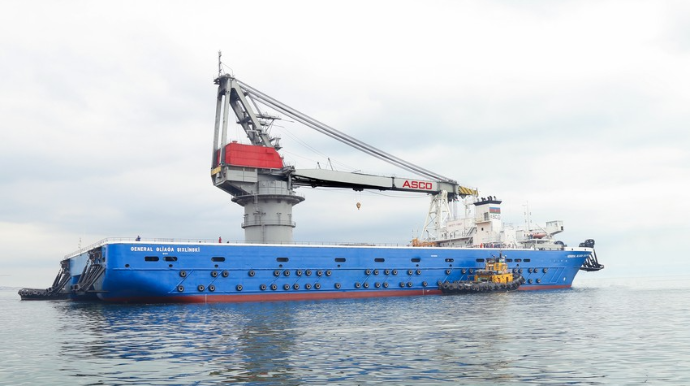 “General Əliağa Şıxlinski” gəmisi təmir edilib