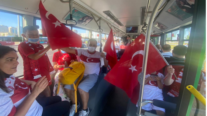 BNA:  Türkiyə - Uels oyununa azarkeşlərin daşınmasına başlanıb 