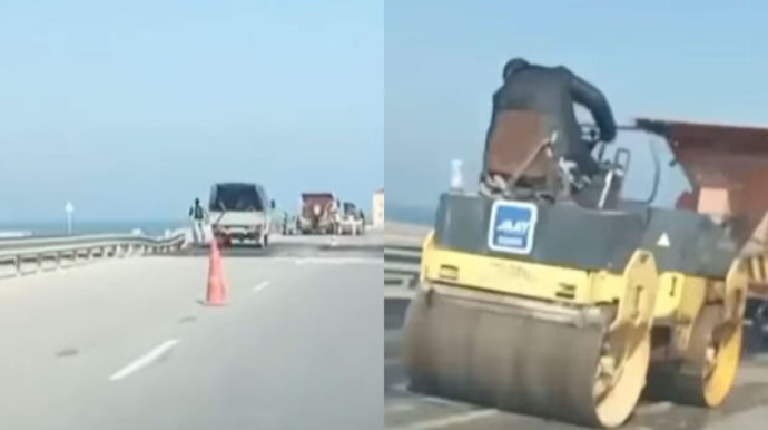 Qurumdan gecikmiş ADDIM: Ailə faciəsinə səbəb olan yolda “təmir işləri”nə başlandı - VİDEO