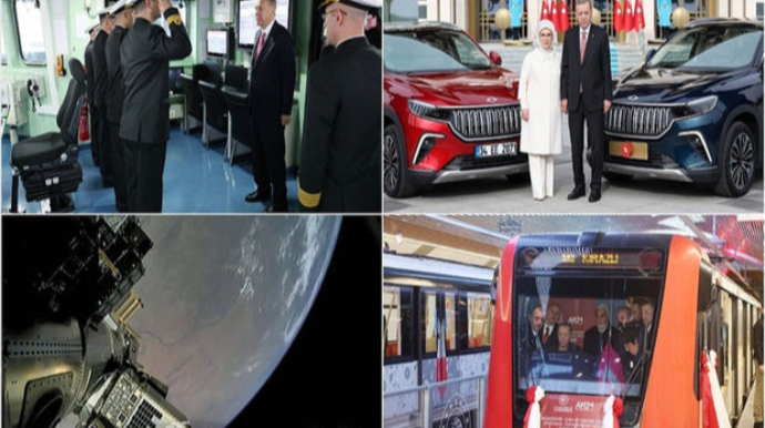 Türkiyəni irəli aparan nəhəng layihələr:  PUA daşıyan gəmi, “Togg” avtomobilləri, IMECE müşahidə peyki   - FOTO