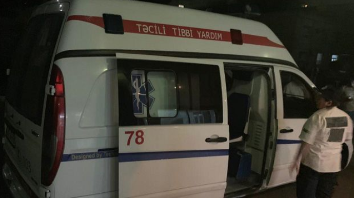 Mingəçevirdə iki avtomobil toqquşub, yaralılar var 