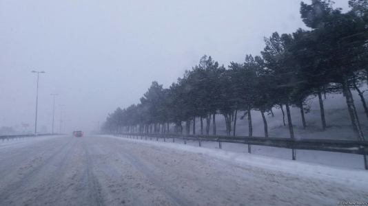 Bakı-Sumqayıt yolunda hərəkət çətinləşdi - FOTO