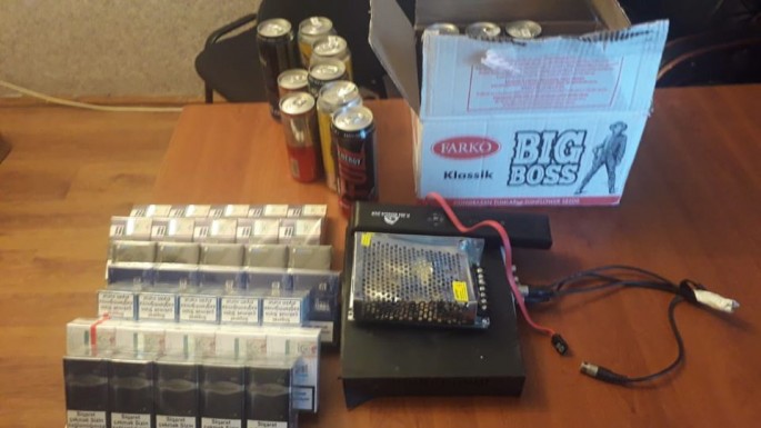 Bərdədə köşkdən oğurluq edən şəxslər saxlanılıblar - FOTO