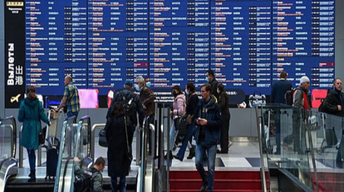 Moskvanın hava limanlarında reyslər kütləvi şəkildə təxirə salınıb 