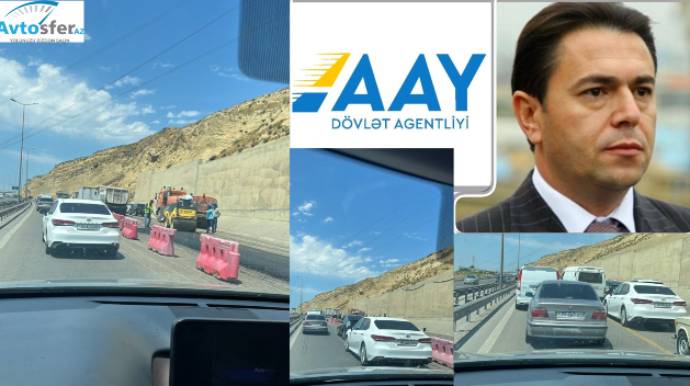Bakıda bu yolda təmir gedir, tıxac var:  rəsmi qurumlar nə deyir?  - VİDEO - FOTO