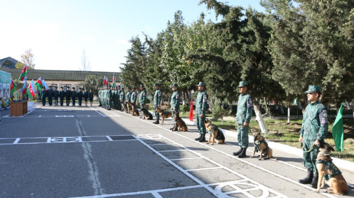 DSX-də kinoloji yarışlar keçirilib  - VİDEO - FOTO