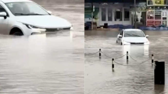 Çin avtomobilləri yağış sınağından çıxmadı 