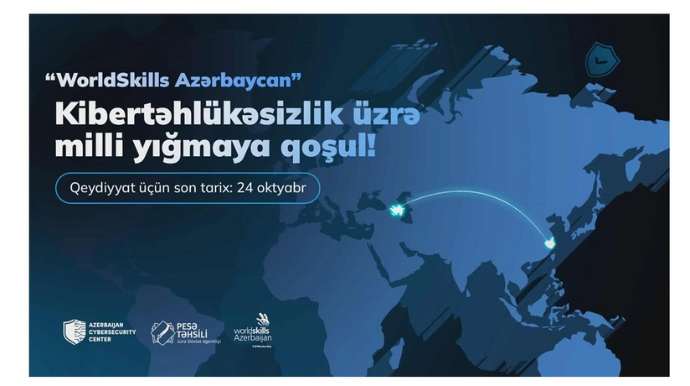 "WorldSkills Şanxay 2026" kibertəhlükəsizlik yarışının milli komanda seçimləri başladı – Azərbaycanı təmsil et! 