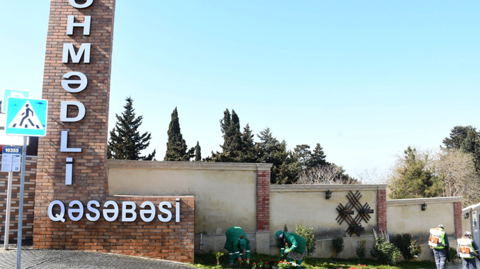 Paytaxtın qəsəbələrində iməcilik keçirilib - FOTOLAR