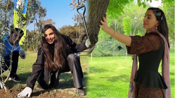 Leyla Əliyeva Mərkəzi Nəbatat Bağında - VİDEO