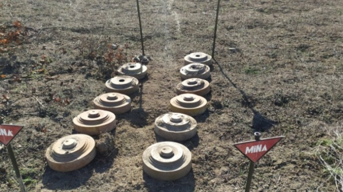 Azad edilən ərazilərdə daha 27 mina aşkarlandı