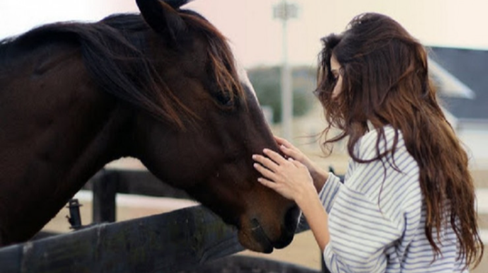Goranboyda qadın atdan yıxılıb